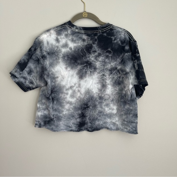 AC/DC Tie-Dye Cropped T Shirt - Picture 3 of 4
